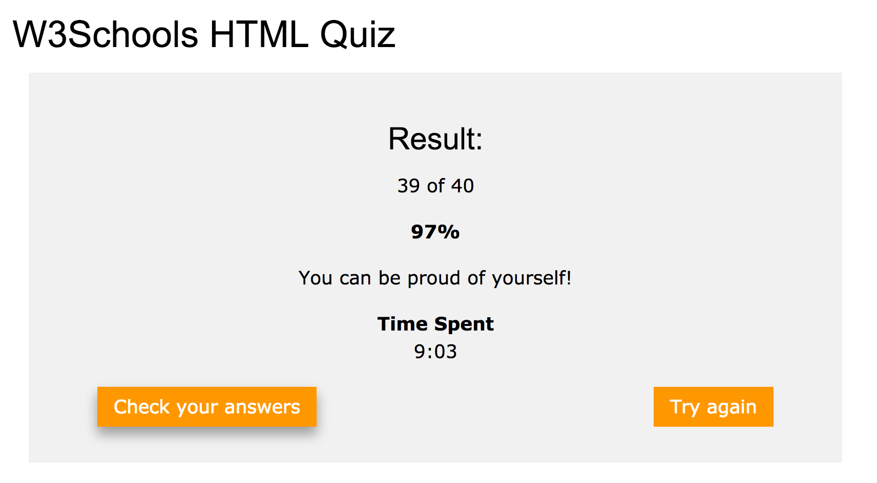 Quiz Results
