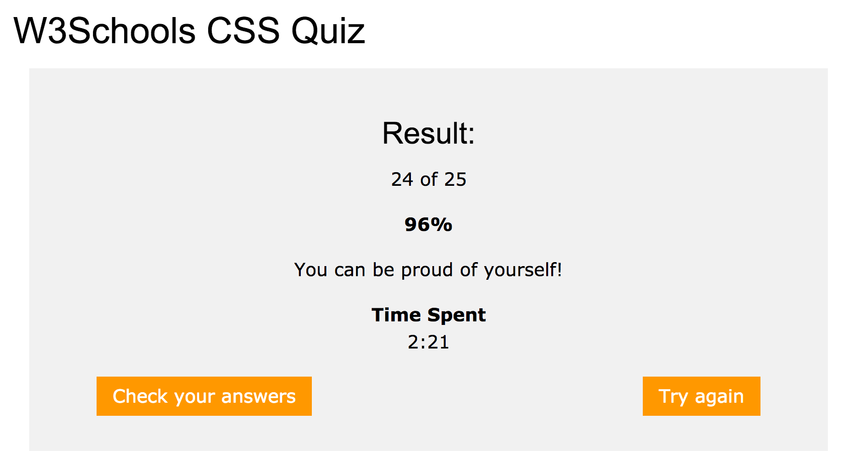 Quiz Results
