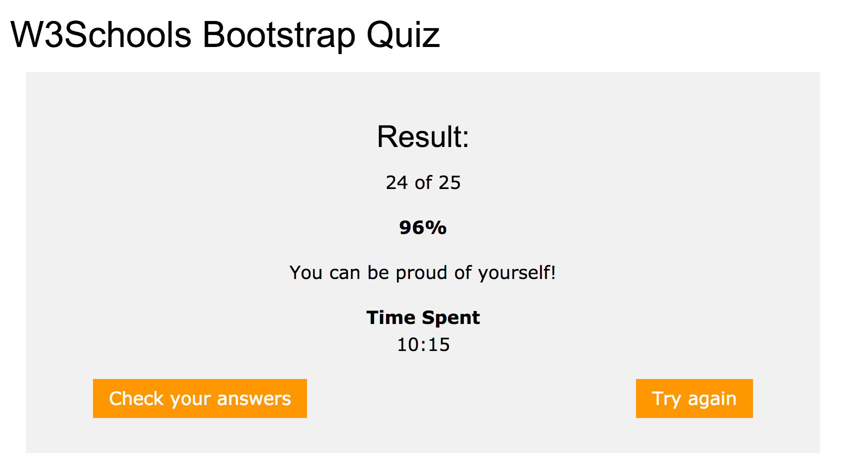 Quiz Results